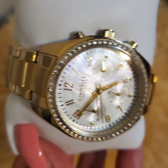 CARAVELLE NEW YORK by BULOVA Golden Watch - Picture 5 of 6